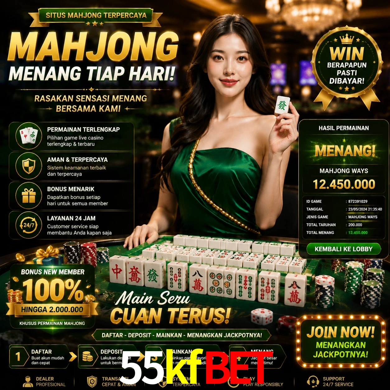 Cashback VIP 55kfbet - reembolso semanal